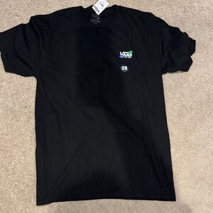 Vans Classic Black Tee for Men corn hole size L